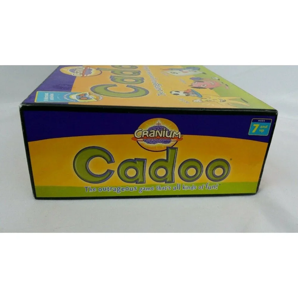 Cranium Cadoo Family Board Game Act Sculpt Decode Guess 2001 Baseman COMPLETE